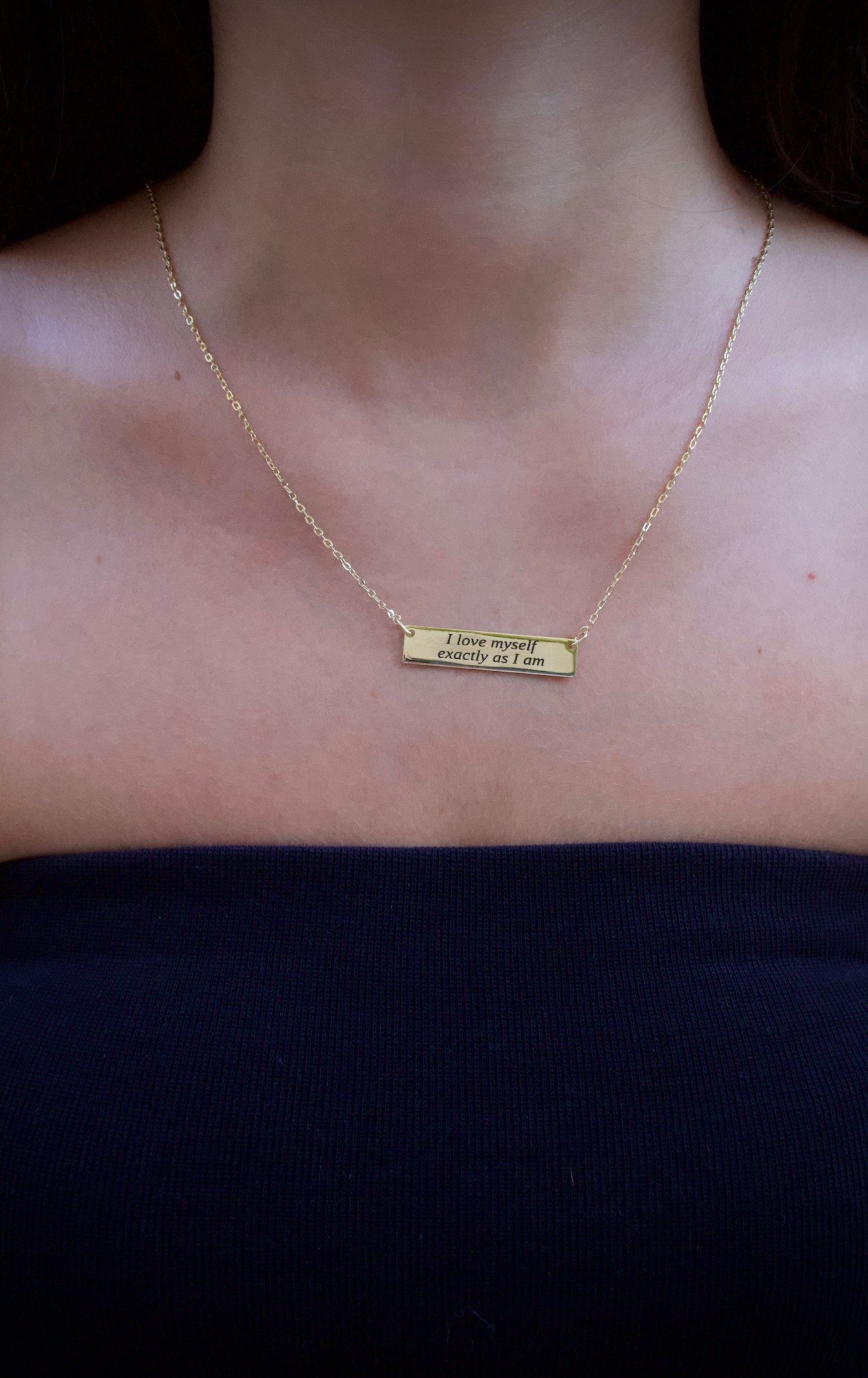"I love myself exactly as I am" - שרשרת